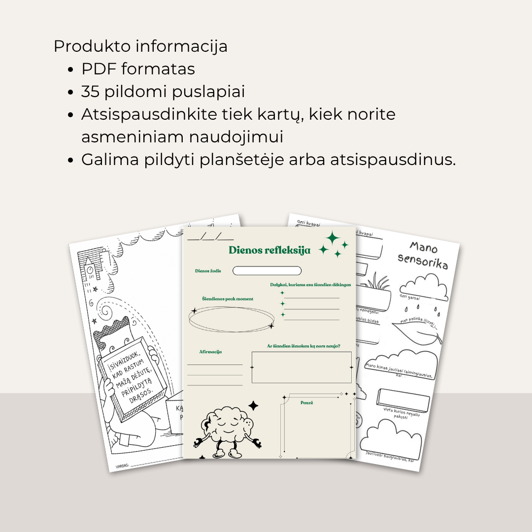 Kūrybinis savęs pažinimo ir emocijų reguliacijos žurnalas paaugliams (PDF)