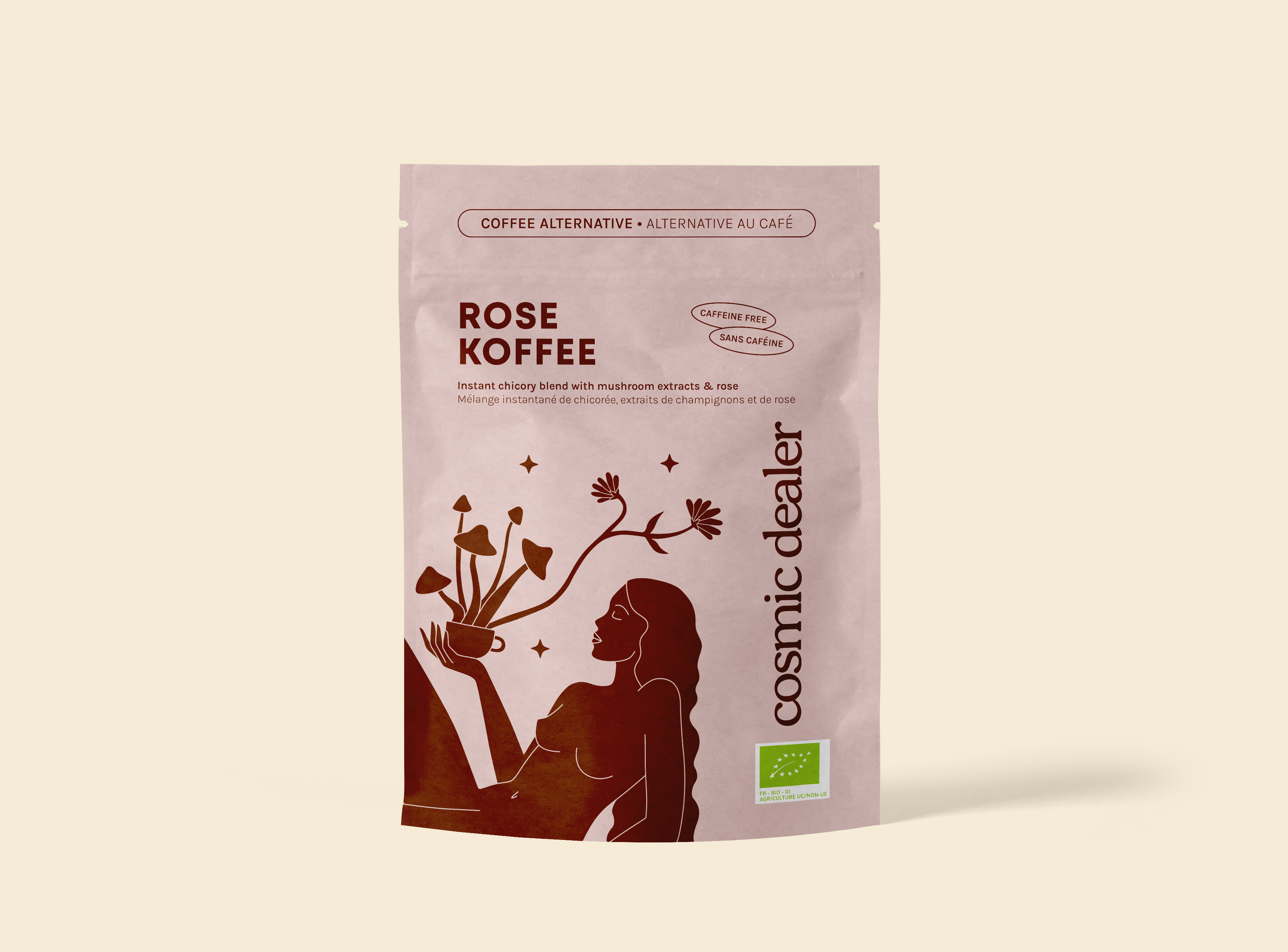 Kavos alternatyva su adaptogeniniais grybais | COSMIC DEALER Floral Koffee